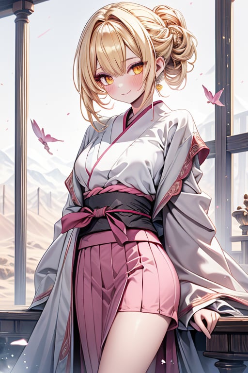 blonde,  golden eyes,  calm look by Endelot on Tensor.Art