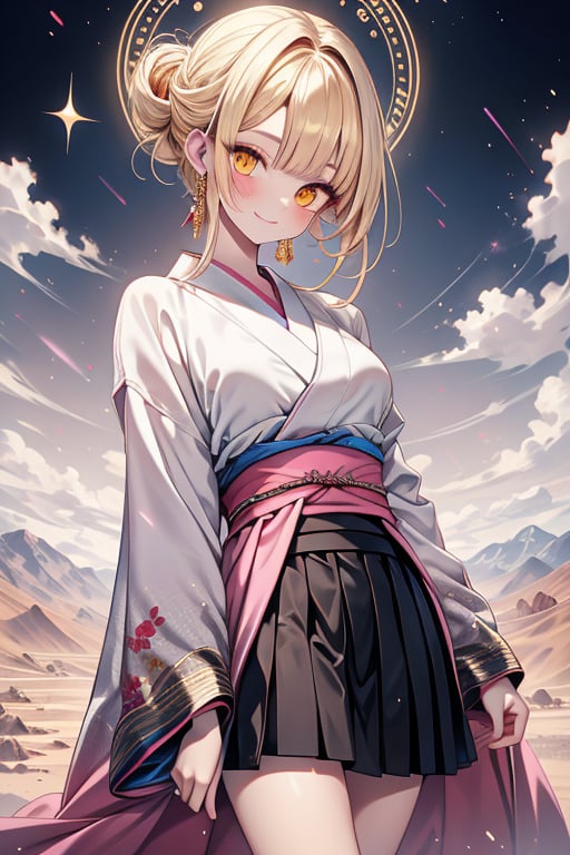 blonde,  golden eyes,  calm look by Endelot on Tensor.Art