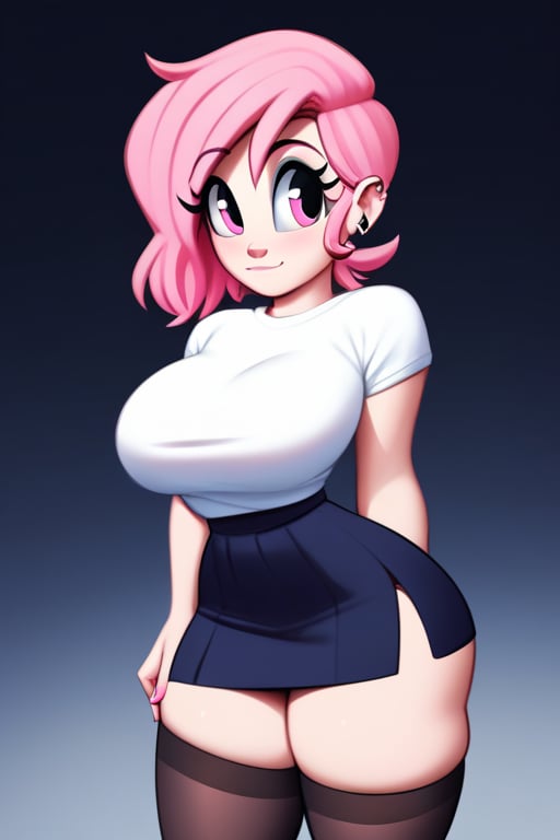 pink_eyes,  pink_hair,  female by Darker_ones on Tensor.Art