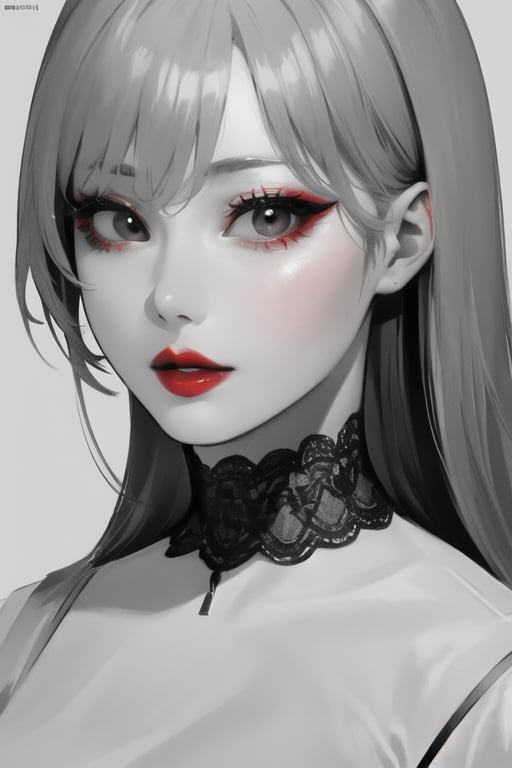  (masterpiece, best quality, ultra-detailed), (beautiful detailed face), high contrast, ,girl , ,winterlorashy,sexy red lip