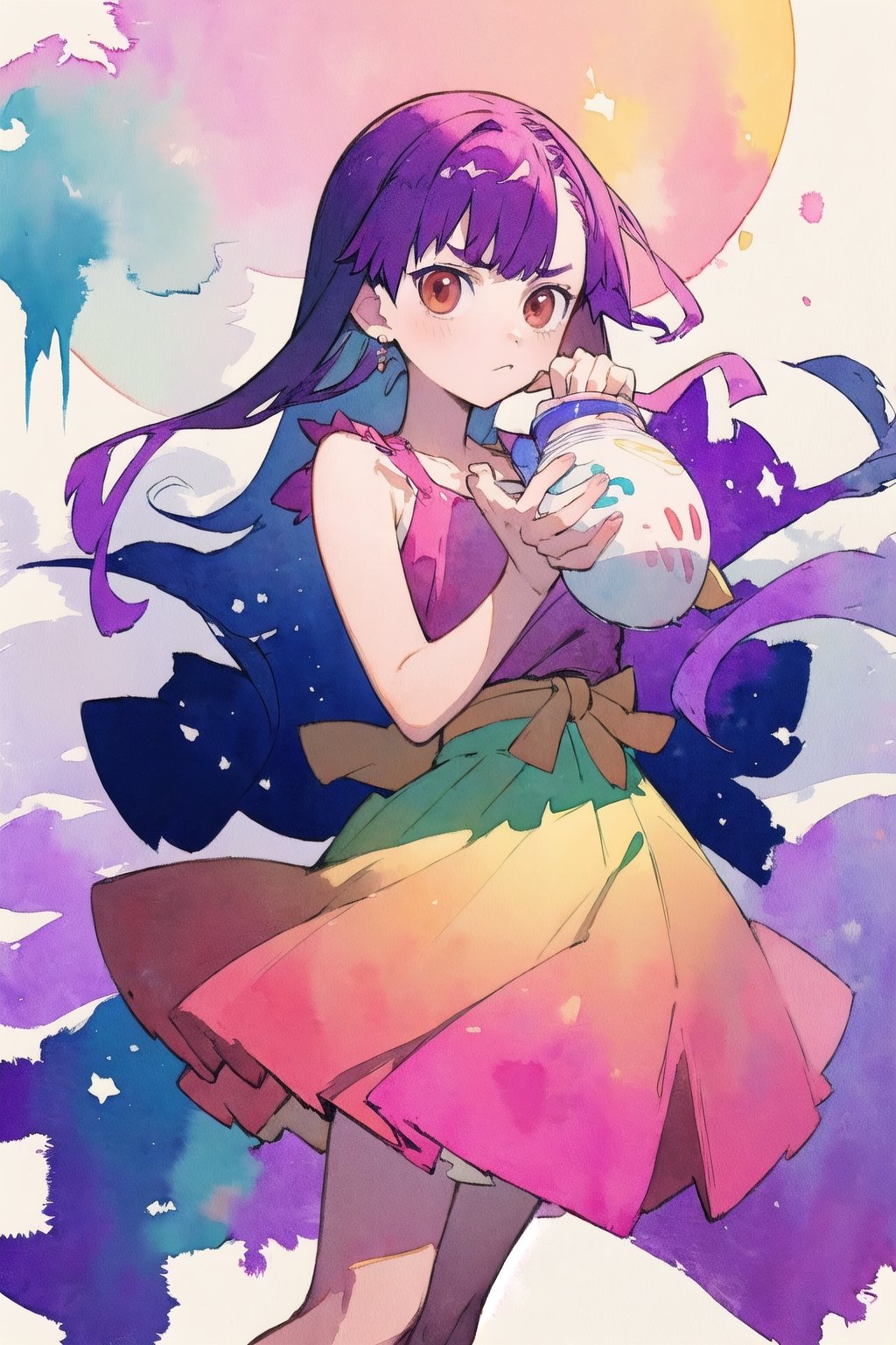 1girl ,  oliver and purplr,  gradient by AYAYA on Tensor.Art