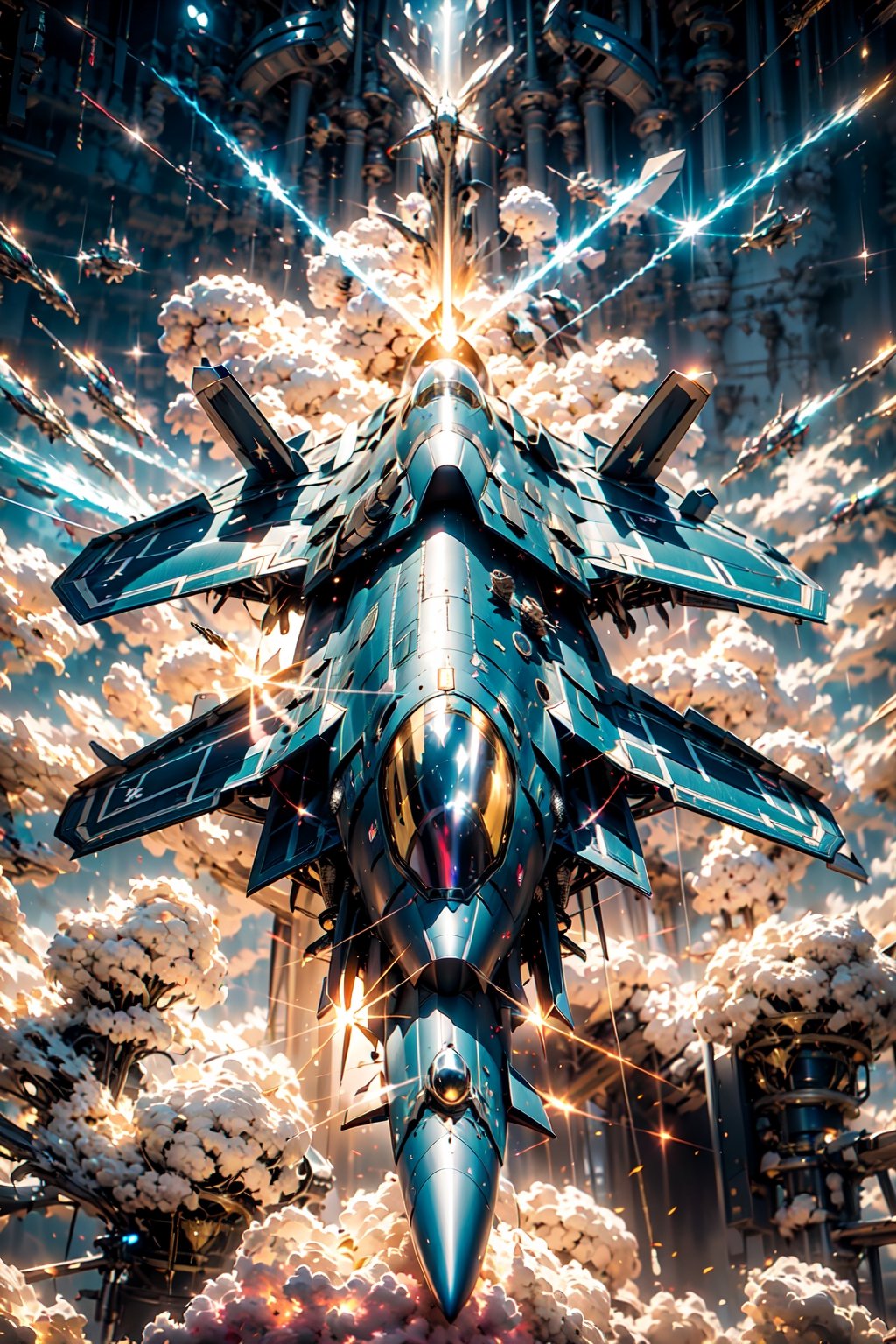 (f-22 raptor),spaceship,Alien planet