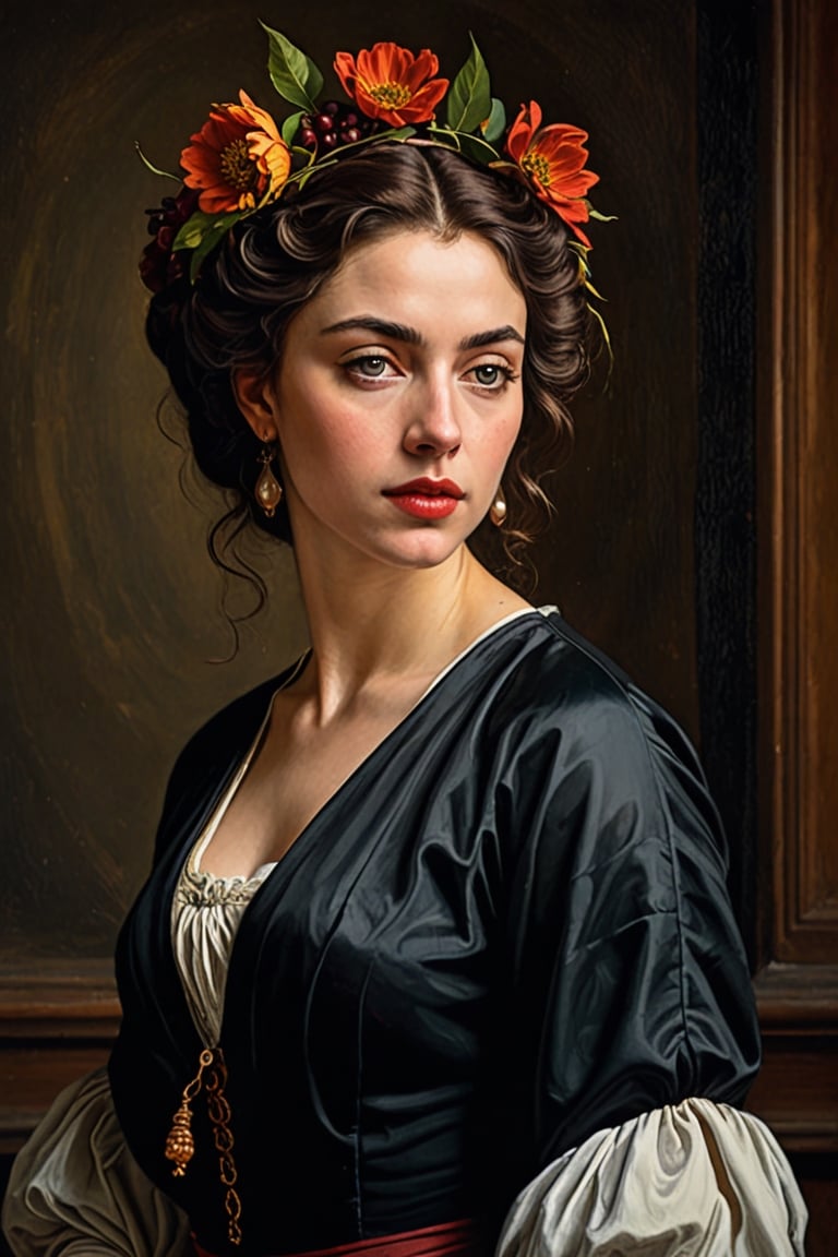(((Portrait iconic but extremely beautiful))) (((intricate details,  masterpiece,  best quality))) (((gorgeous by no_user....