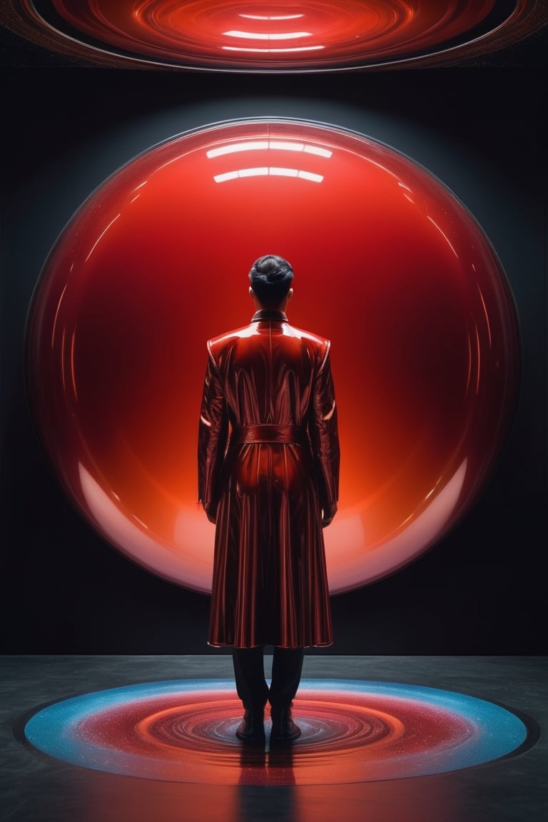 (((iconic retrofuturistic-sci-fi but extremely beautiful))) (((Red liquid colors))) (((Space ópera))) (((Surrealist art,...
