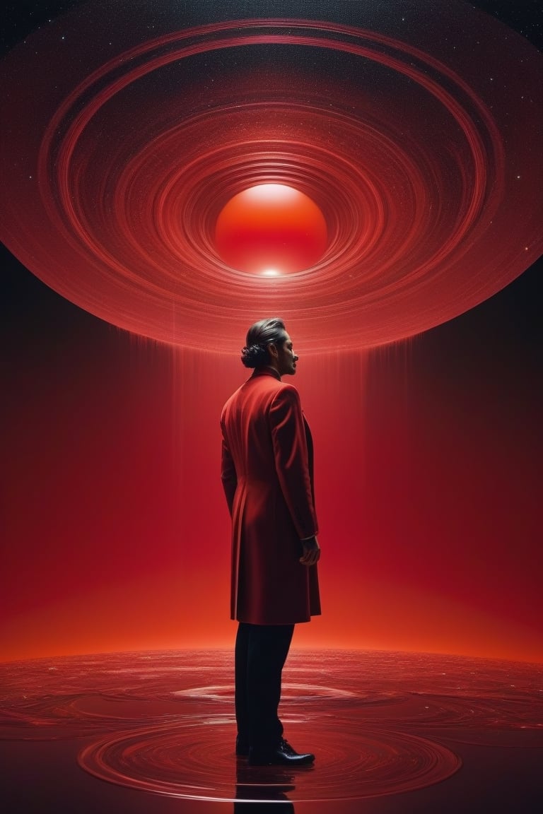 (((iconic retrofuturistic-sci-fi but extremely beautiful))) (((Red liquid colors))) (((Space ópera))) (((Surrealist art,...