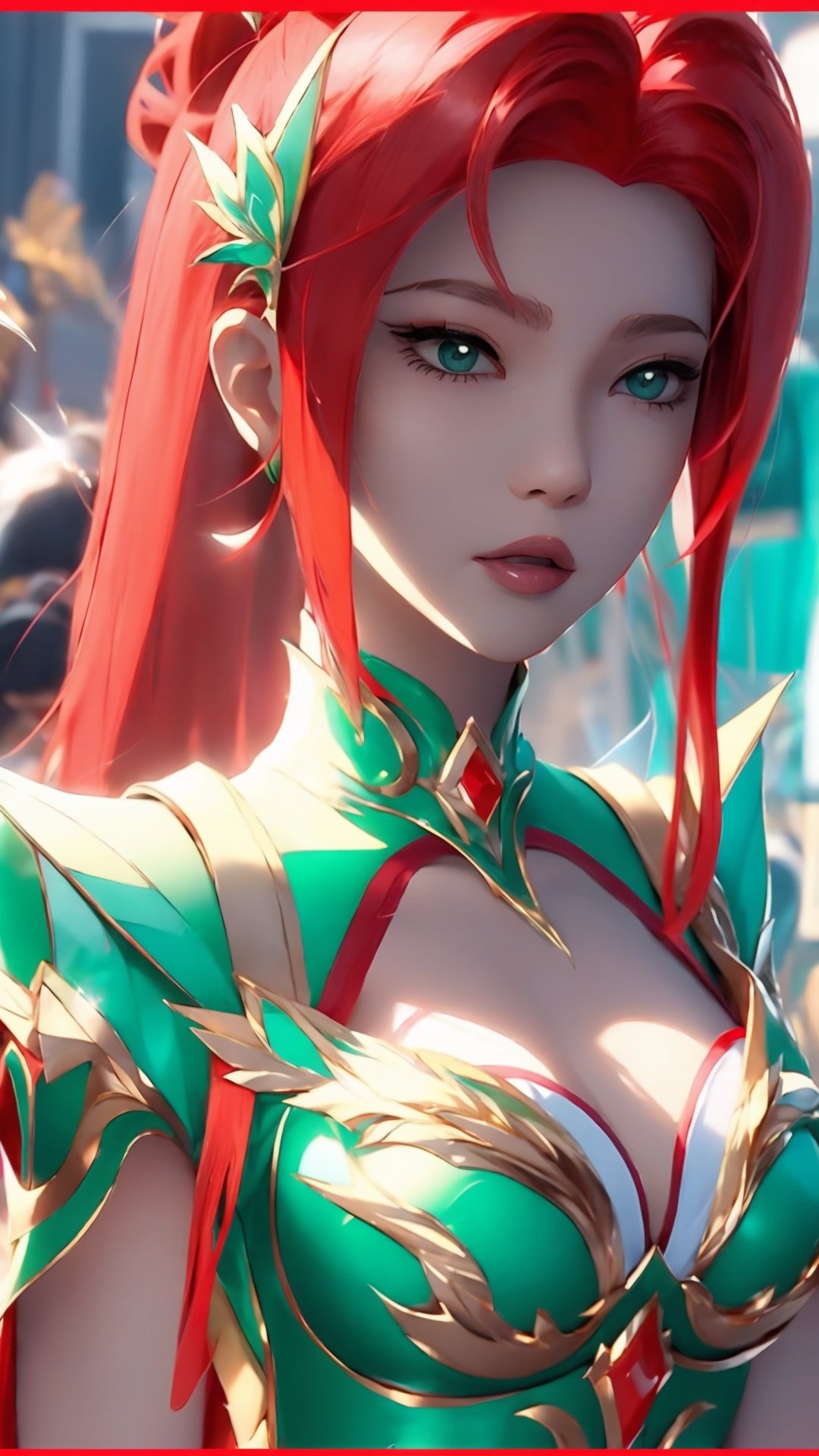 a close up of a woman in a white dress in a body of water, anime goddess, red haired goddess, rias gremory, erza scarlet as a real person, beautiful alluring anime woman, 8k high quality detailed art, miss fortune league of legends, ayaka game genshin impact, ayaka genshin impact, seductive anime girl,1 girl,bbyorf,mecha,high_school_girl,chaehyunlorashy,aakei,mcdonalds_mom