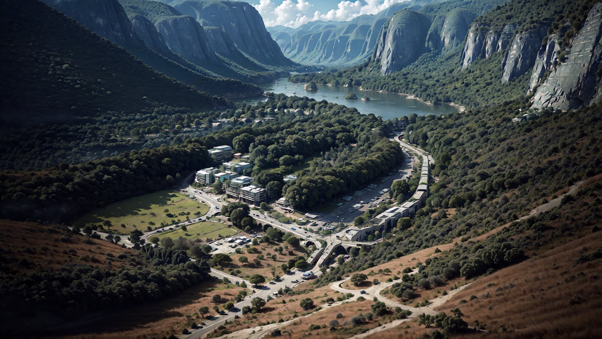 dense jungle,  foliage,  army base by barryperry on Tensor.Art
