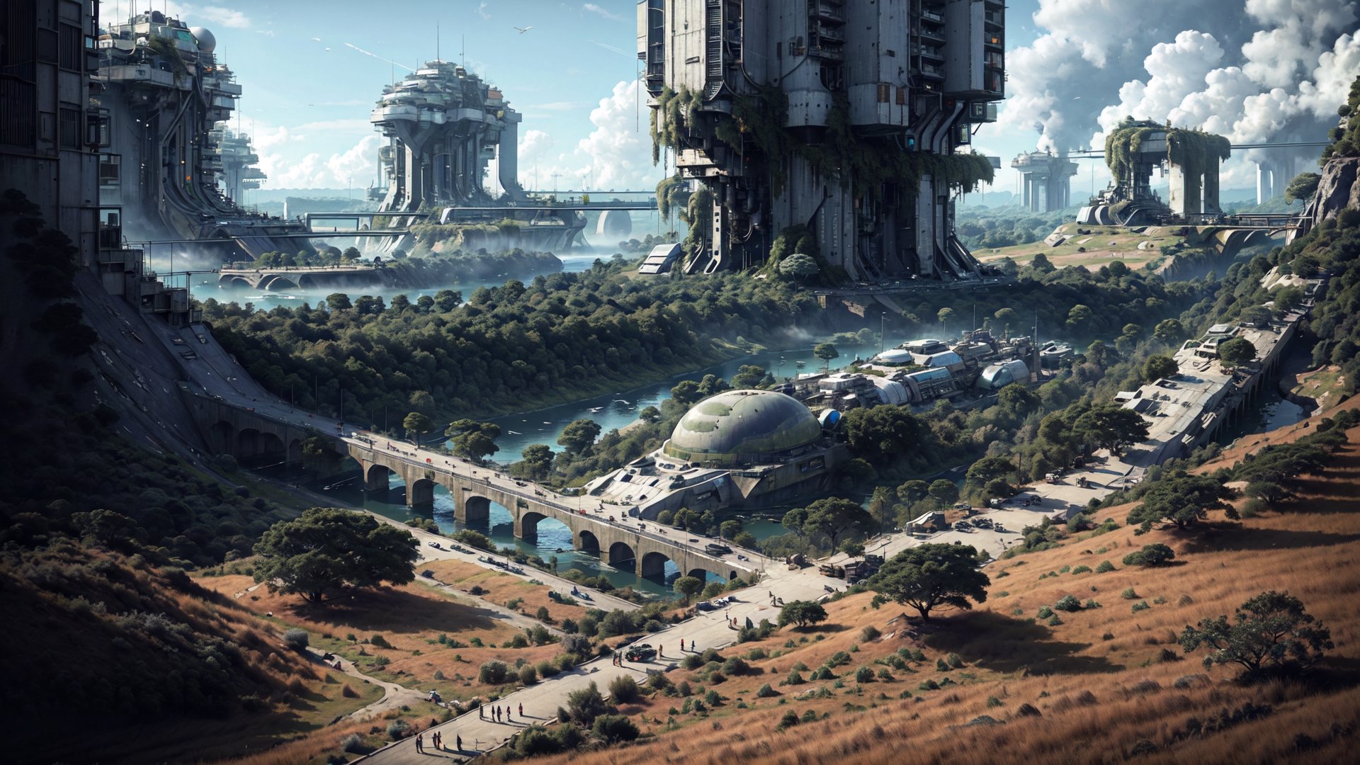 dense jungle,  foliage,  steel bunker by barryperry on Tensor.Art