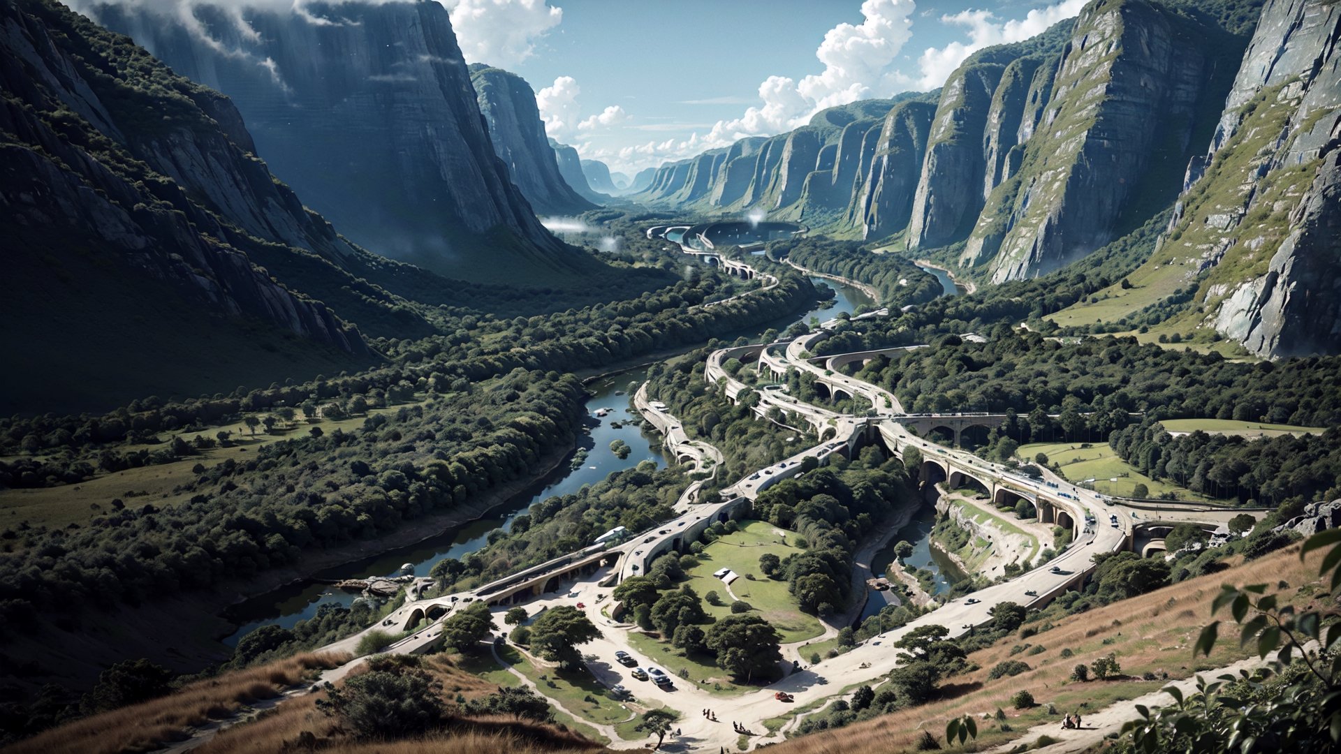 dense jungle,  foliage,  army base by barryperry on Tensor.Art