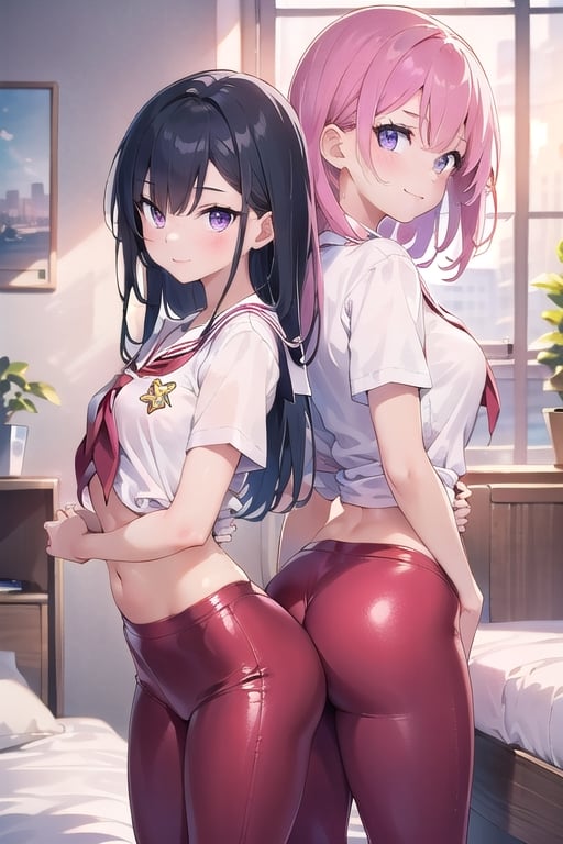 {{{2girls}}},  masterpiece,  best quality by SW on Tensor.Art