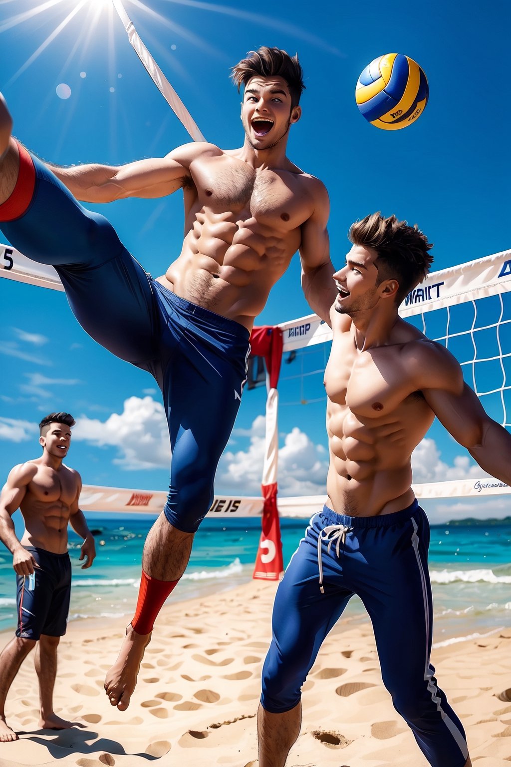 2people,  boys,  dynamic by PurinAI on Tensor.Art