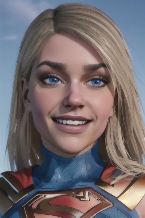 ULTIMATE LOGO MAKER [XL],kara,Supergirl,long hair,nodf_lora, perfect, perfectly detailed face, beautiful body, looking_at_viewer, best quality, detailed, detailed face, perfect body, smirk, joyful, full_body, posing, amazing beautiful perfect face,3D MODEL,insertNameHere, realistic, realistic face