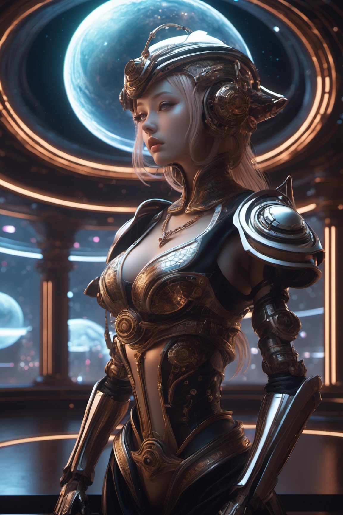 artificial visions gallery,Renaissance Sci-Fi Fantasy, waifu, 1girl