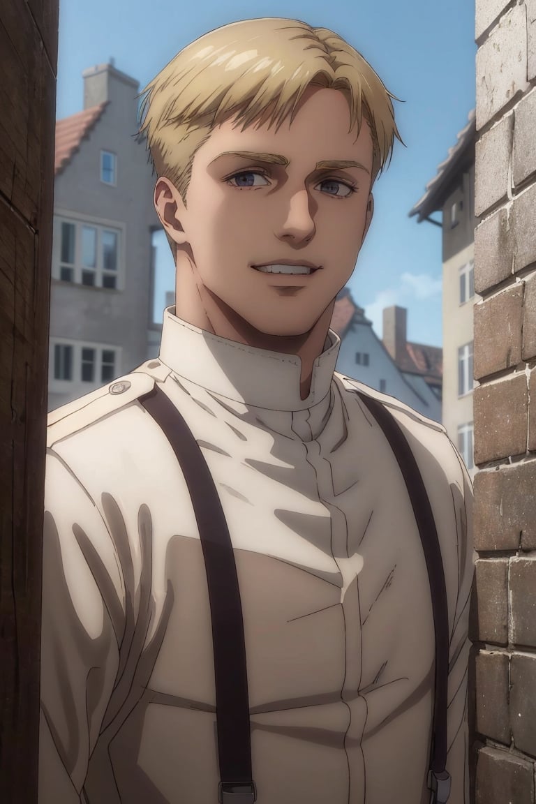 solo male,  Colt Grice,  blond hair by Berthault on Tensor.Art