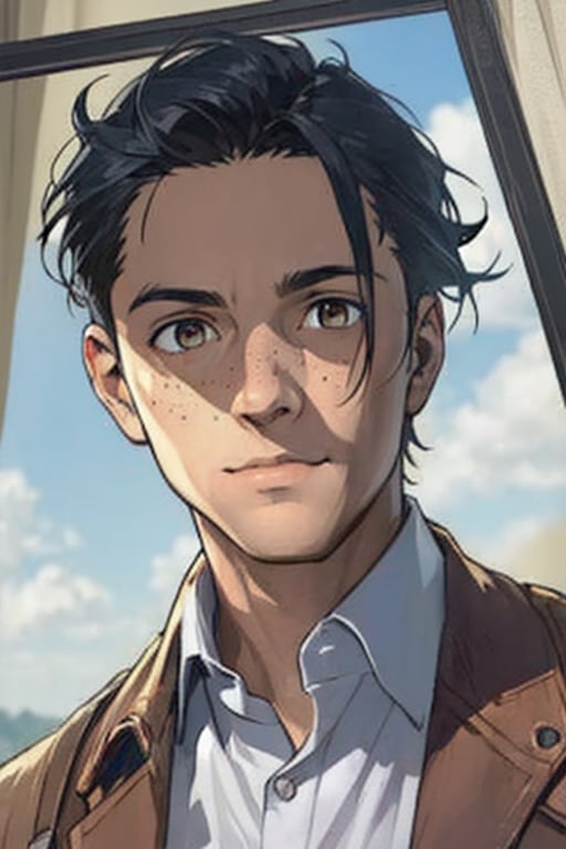 Marco Bodt from Attack on Titan,  short hair:1.2) , by Berthault on Tensor.Art