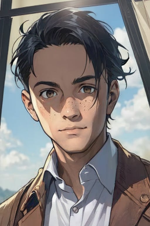 Marco Bodt from Attack on Titan,  short hair:1.2) , by Berthault on Tensor.Art