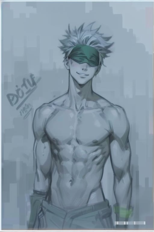 focus straight_shota,  Gojo Satoru,  full body by cassiopeiastars9 on Tensor.Art