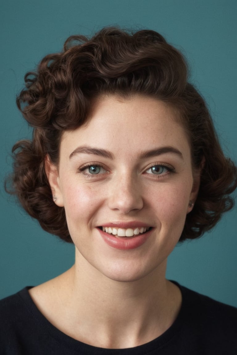 (((Iconic photography vivid colors 1940s age style but extremely beautiful))) (((The image is a close-up portrait of a you...