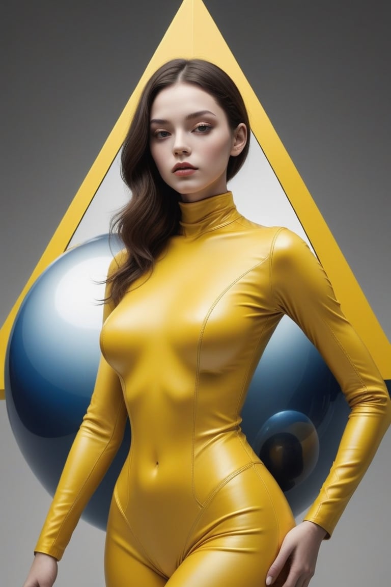 (((Iconic Young Lady in yellow futuristic-sci-fi but extremely beautiful)))
(((masterpiece,religious, minimalist,mysterious 
hyperrealistic)))
(((triangle, sphere, square)))
(((Monochrome sapphire solid colors)))
(((Gorgeous, voluptuous,sexy)))
(((by Diane Arbus style,by Alfred Cheney Johnston style)))