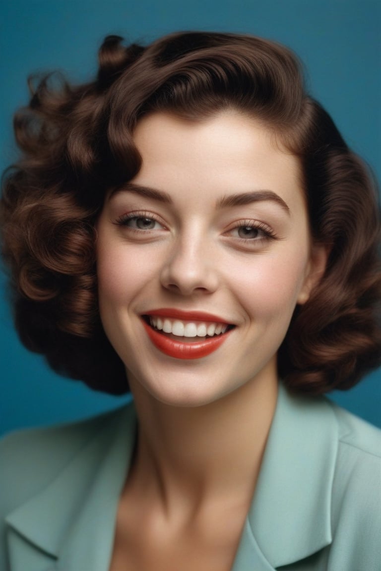 (((Iconic photography vivid colors 1940s age style but extremely beautiful))) (((The image is a close-up portrait of a you...