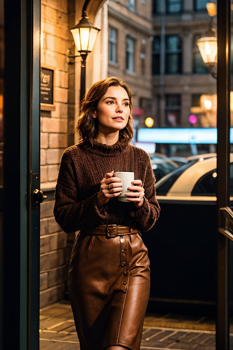 In this cozy coffee shop, two young women take center stage. The one with long, snowy-white hair possesses a fair complexion that complements the flowing locks. The other, sporting short and chic hair, gazes at her with eyes carrying a subtle hint of ambiguity.

Outside the window, a gentle drizzle paints the scene with a soft romantic touch. The long-haired woman, holding her coffee cup delicately, engages in conversation, while the short-haired one casts a gaze as tender as raindrops across her face.

Amidst this light rain afternoon, a small cat gracefully trots, unaffected by the raindrops, strolling outside the coffee shop. Its presence adds a touch of liveliness to the scene, infusing a playful charm into this intriguing encounter. This moment, frozen in time, captures a unique blend of tranquility and beauty.,Renaissance Sci-Fi Fantasy,aw0k euphoric style,Masterpiece,FFIXBG