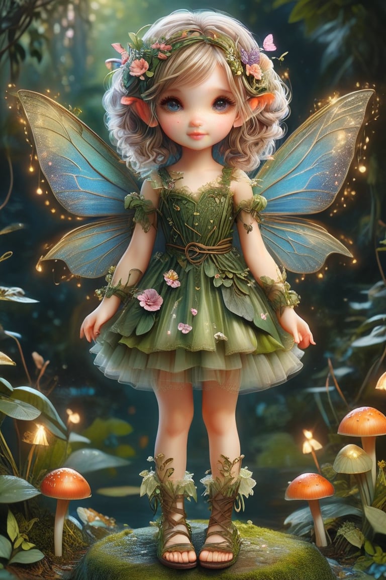 create something ,JediStyle,Fairy, pixie, adorable, ADD MORE DETAIL, more detail, more detail, cute girl, realistic 