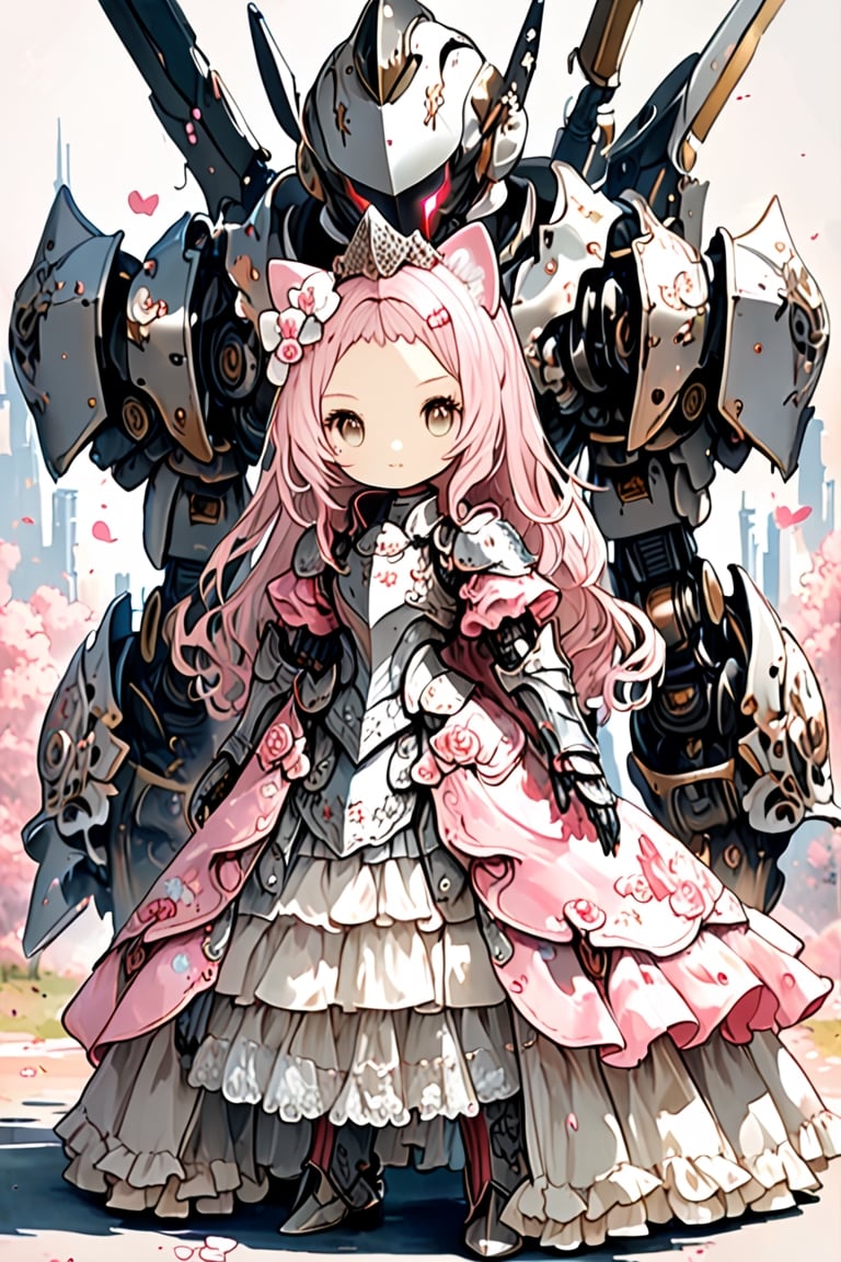 (HELLO KITTY),
Princess Knight penda, is adorned in a pink and white knight's armor, with the helmet featuring the adorable face of  penda, armor is adorned with intricate lace and frills, emitting a sweet fragrance,sticker,mecha