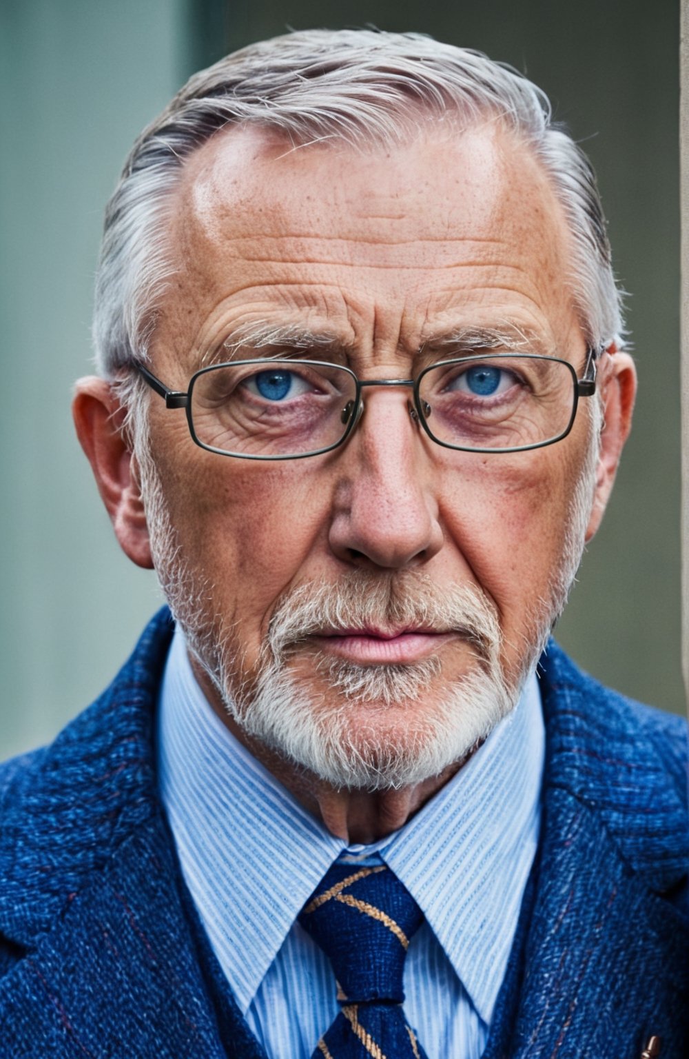 (Medium shot) {Elderly male},  full white beard,  tan complexion by justme on Tensor.Art