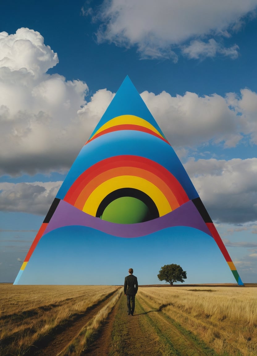 by Storm Thorgerson,  selective color ,  futuristic-retro futurism but extremely beautiful:1.4) by User_7 on Tensor.Art