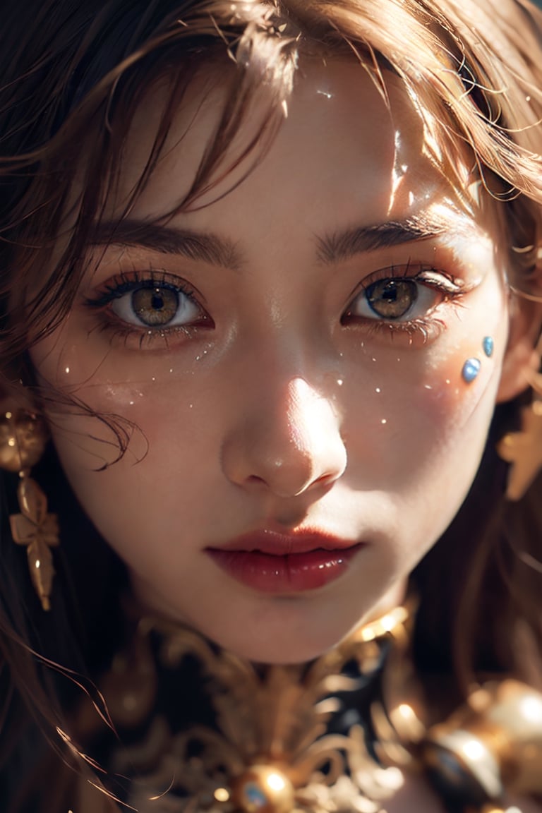 (Jean Baptiste Monge style, very cute space dream, Minor Red humanoid Demon merged with an Amur Leopard, detailed face facing the camera, iridescent eyes emerging from detailed tissue structure, complexes, hyper realistic, colour electron microscopic photography by Tim Walker, Miki Asai Macro photography, close-up, hyper detail, artstation trends, sharp focus, studio photography, intricate detail, high detail), Detailed Textures, high quality, high resolution, high Accuracy, realism, color correction, Proper lighting settings, harmonious composition, Behance works,1 girl,midjourney