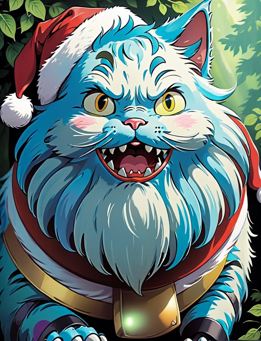 2d cell shading,  ,  totoro forest spirit by Crystalballmech on Tensor.Art