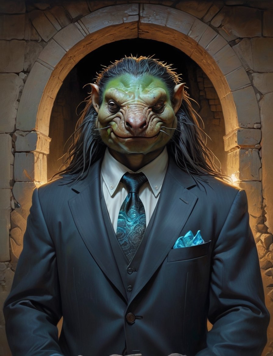 creative magic creature art,  creature fusion , by Crystalballmech on Tensor.Art