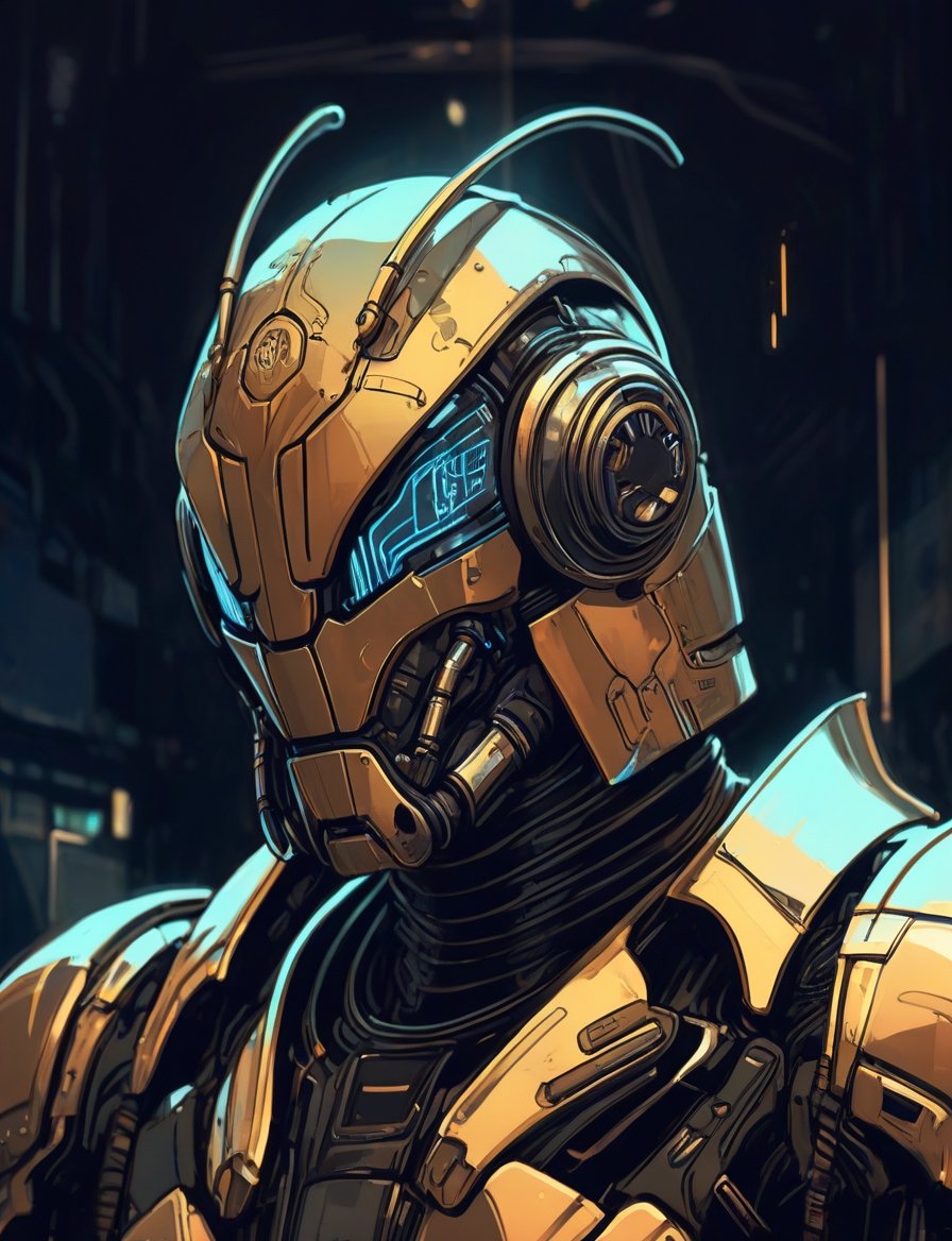 anthropomorphic beetle wearing armor ,  gritty fantasy, by Crystalballmech on Tensor.Art