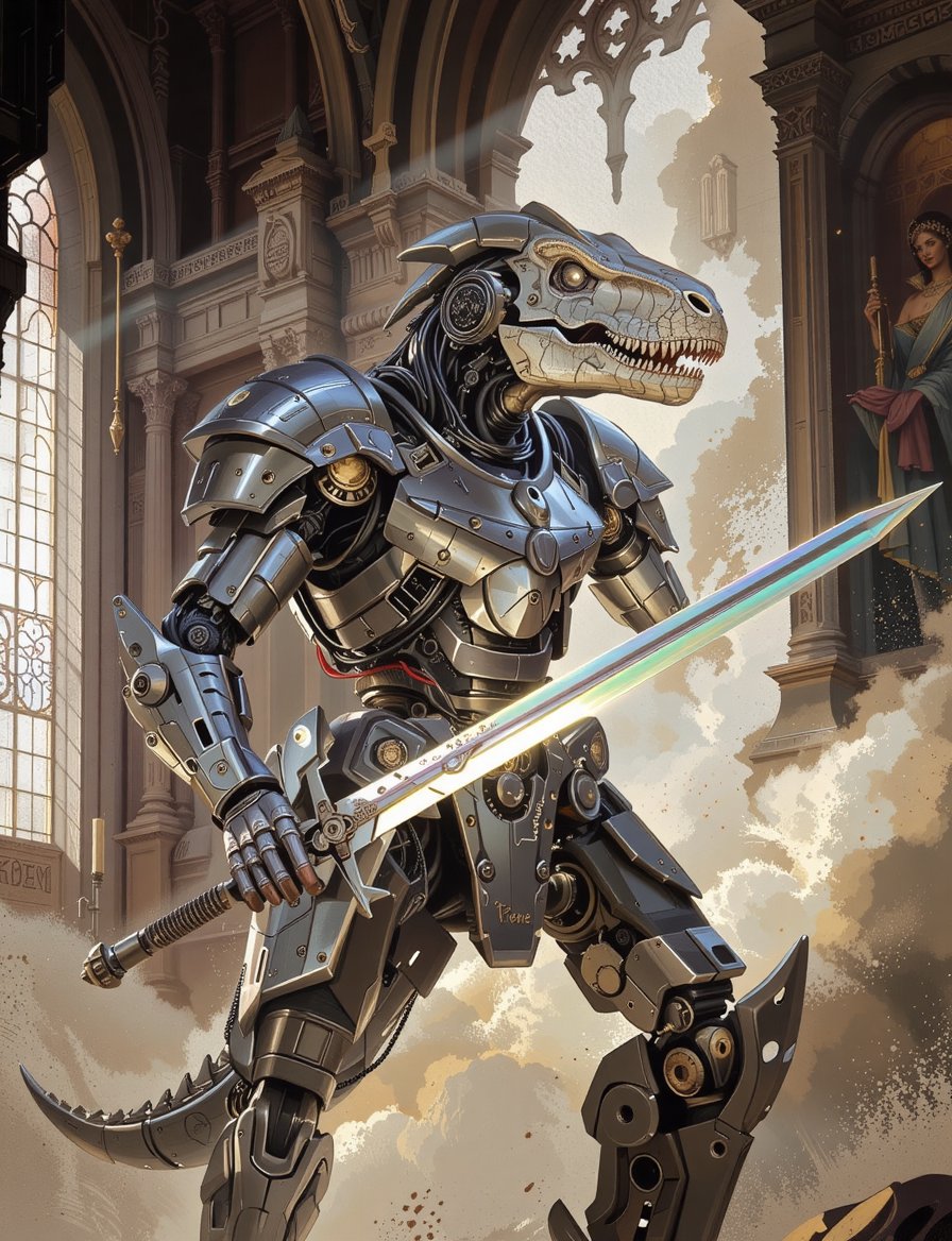 best quality,  masterpiece,  artwork by Ralph McQuarrie by Crystalballmech on Tensor.Art