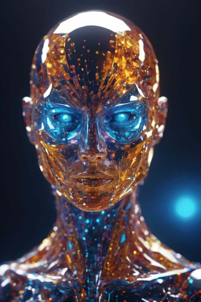Alienated plasma as part of a human female,  body,  front facing by Trodes on Tensor.Art