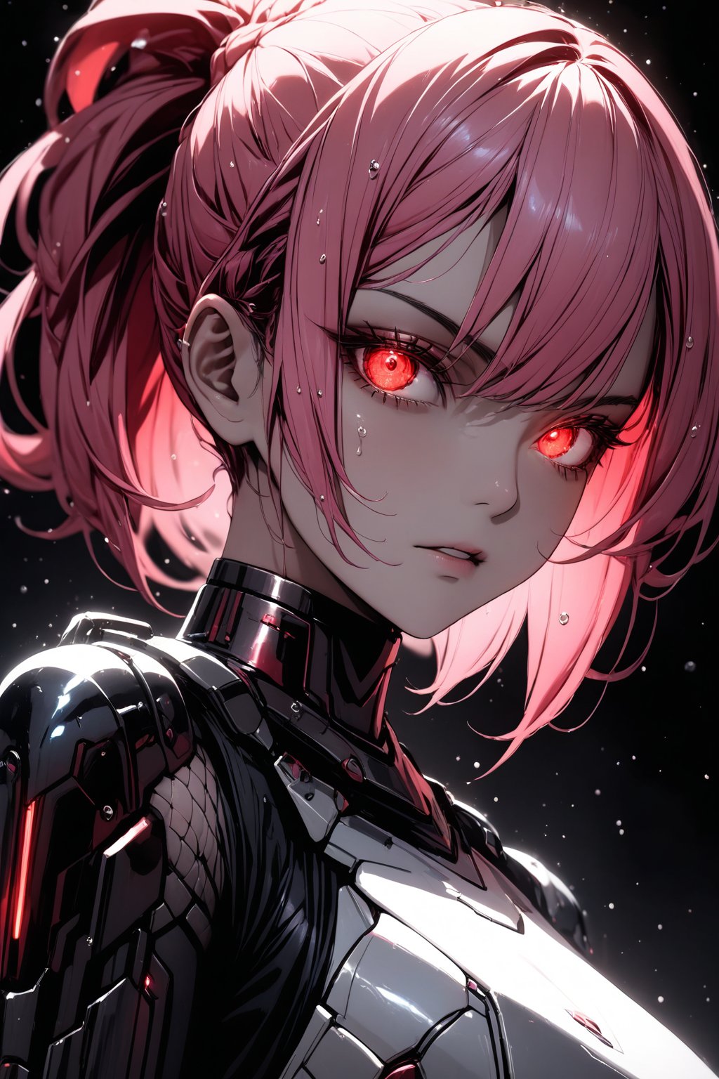 Beautiful girl. She is very badass,  she wears a very badass bioarmor. detailed image,  detailed skin by -JSP- on Tensor.Art