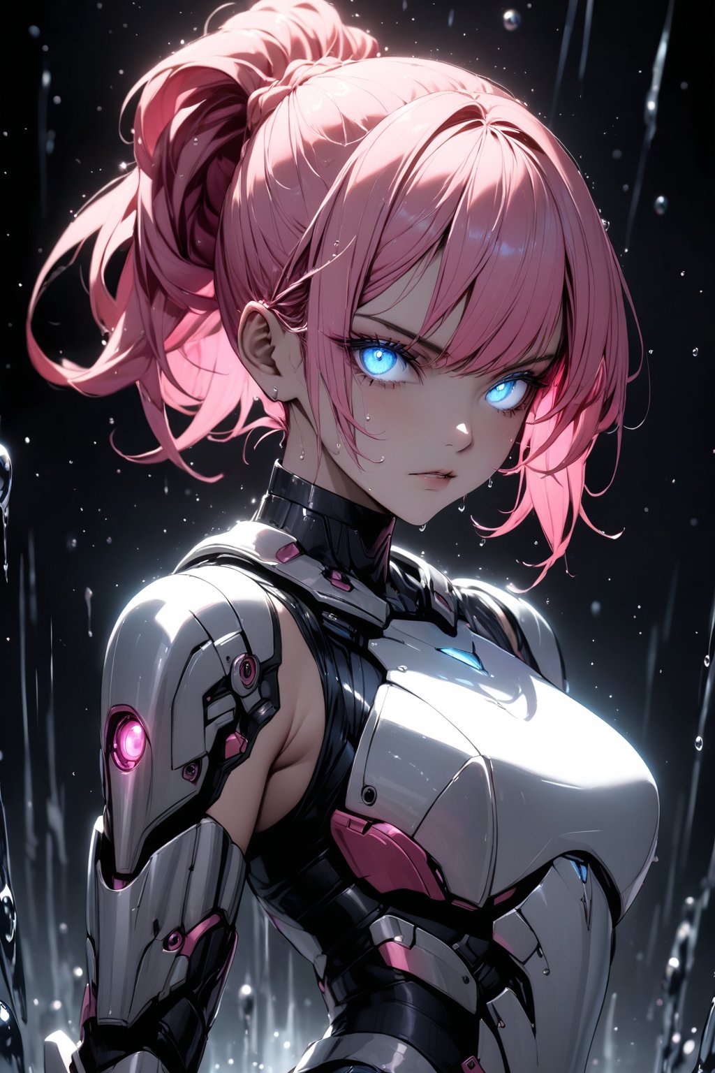Beautiful girl. She is very badass,  she wears a very badass bioarmor. detailed image,  detailed skin by -JSP- on Tensor.Art