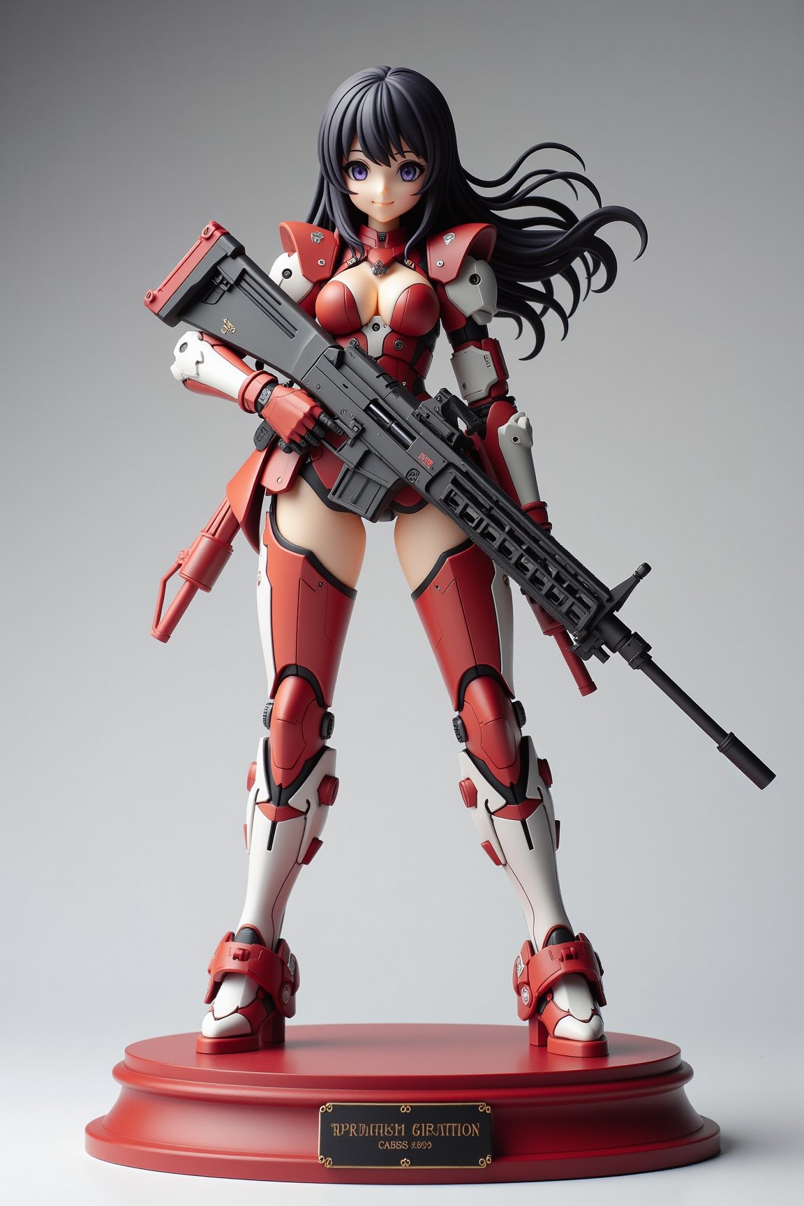 Porcelain figure about a very beautiful girl,  black hair,  hime_cut by -JSP- on Tensor.Art