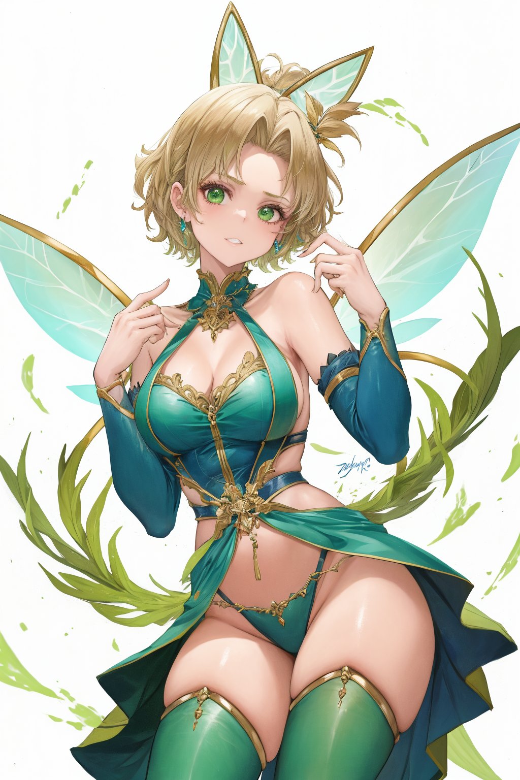 Tinkerbell in her signature Ada outfit Green