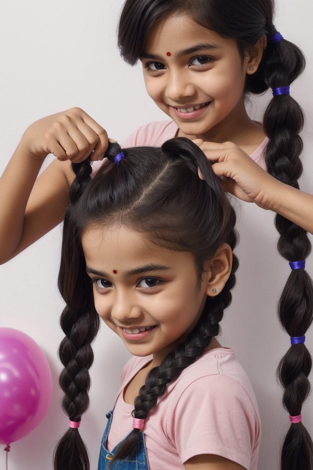 Indian Young Age Girl Under 20+, Creating pigtail hairstyles is a fun way to express your style. Divide your hair into two sections, then twist or braid each section before securing them with colorful elastics or ribbons for a playful touch