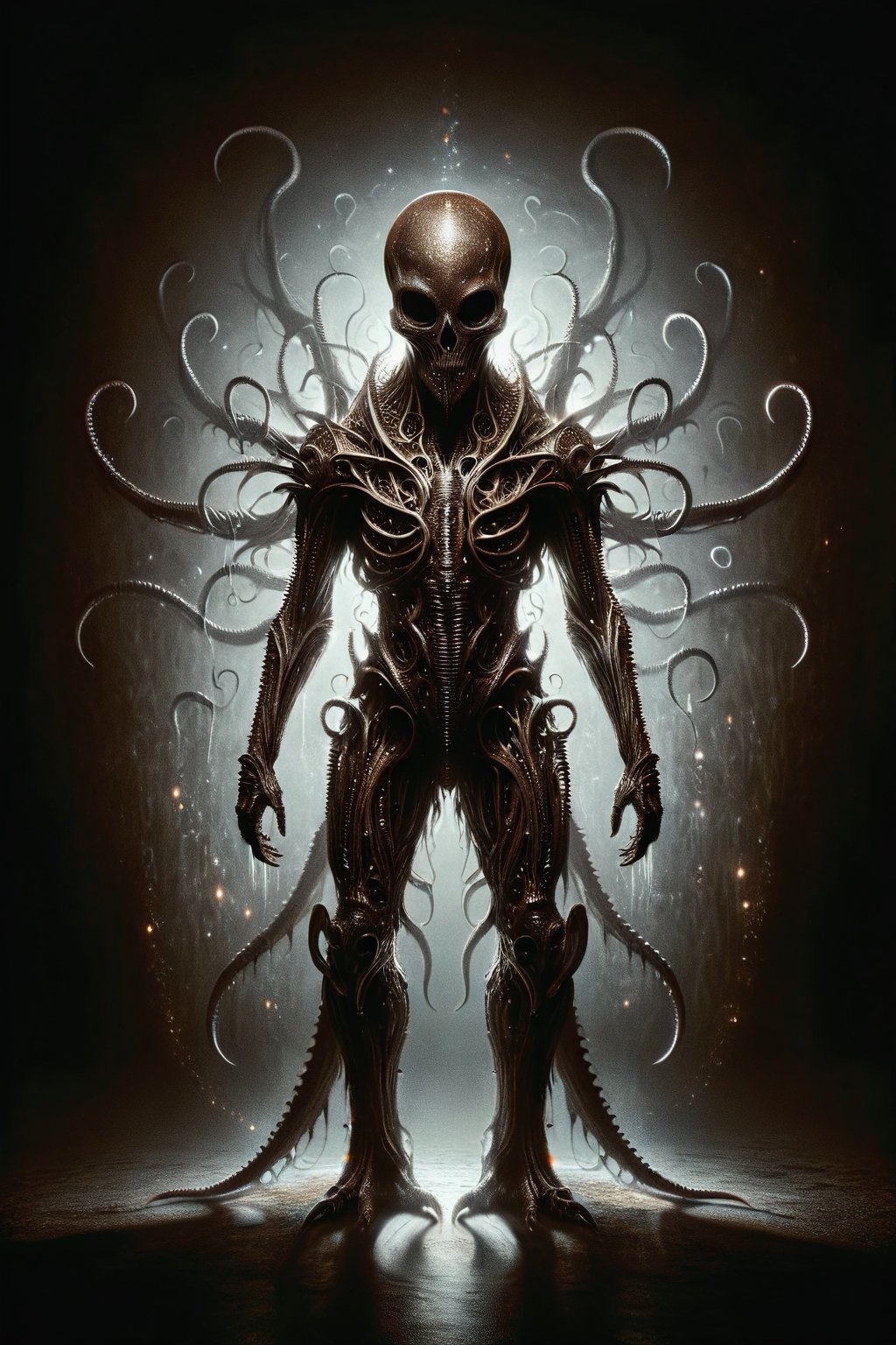 Dream portrait,  alien creature,  intricate skulls by Miss MayAi on Tensor.Art