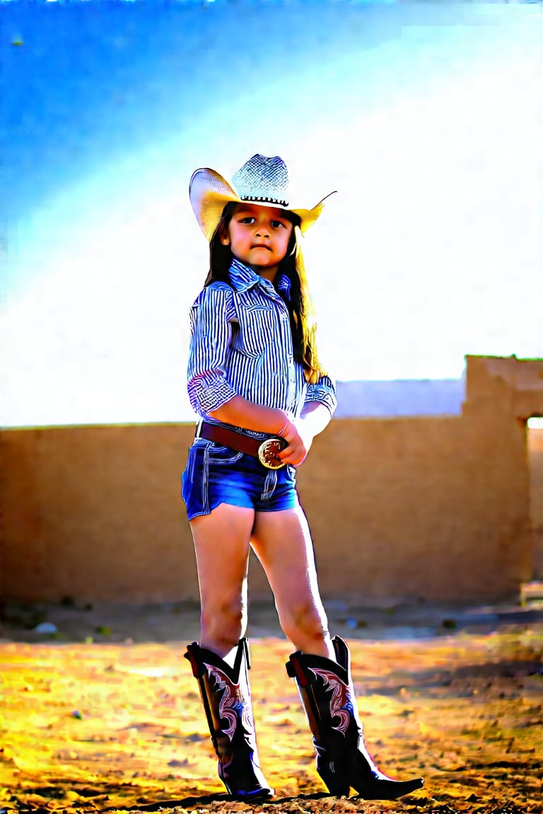 IMG_2349.mp4 a girl in cowboy hat and boots