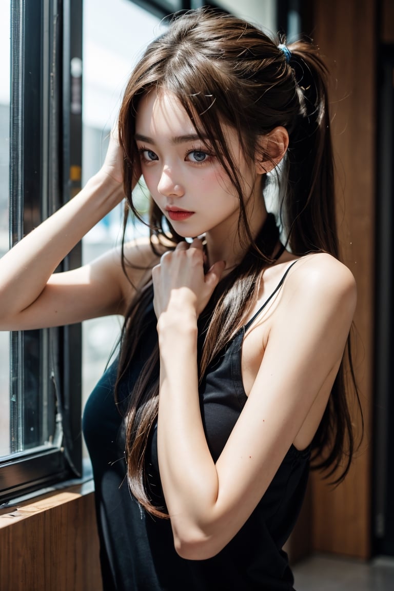 girl tying her hair by user_669861507986679884esk on Tensor.Art