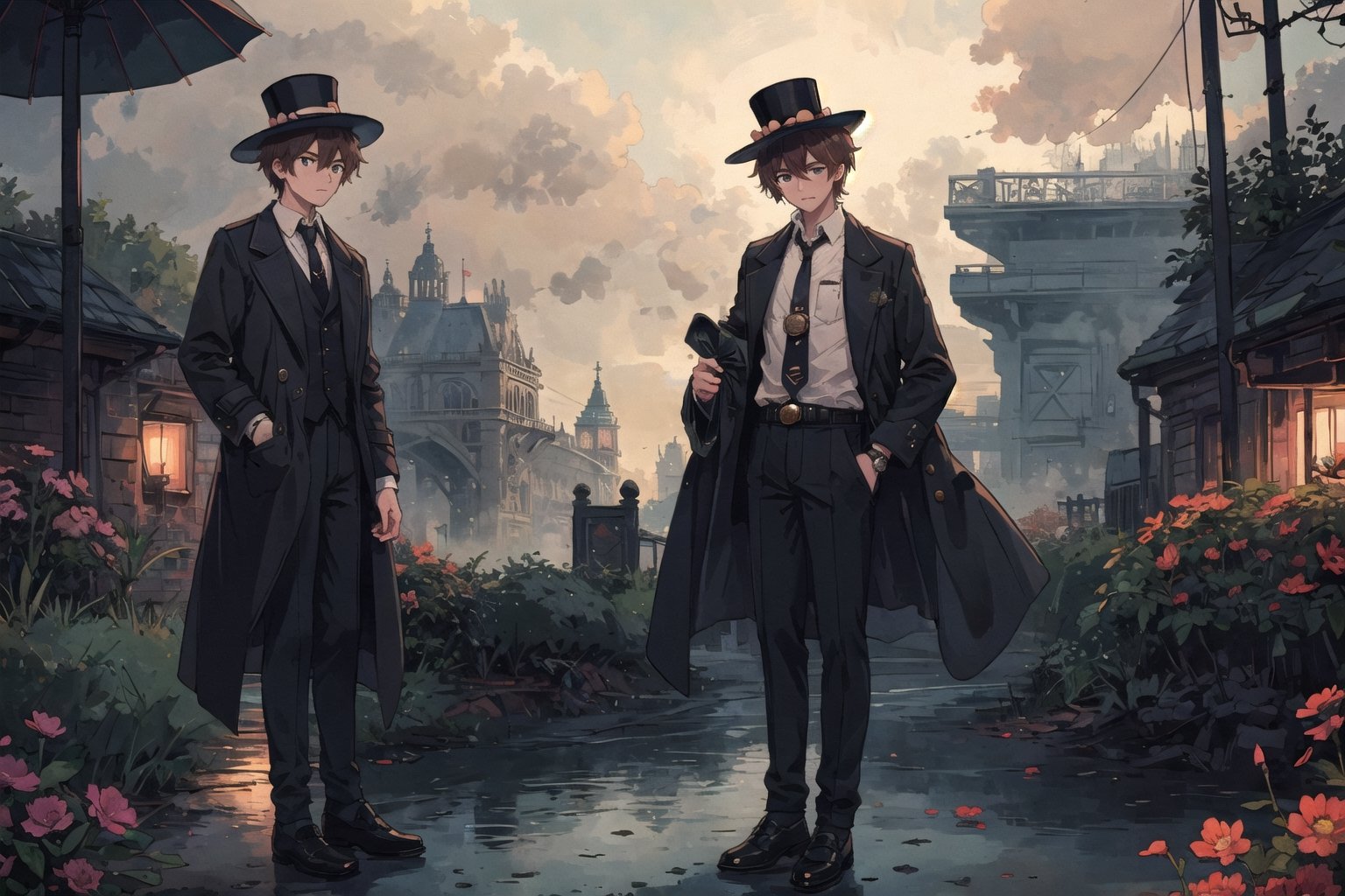 Oliver,  Fog,  London by 靜川湊 on Tensor.Art