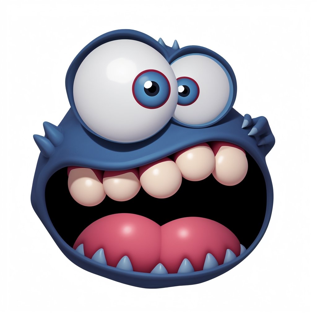 cartoon monster ball