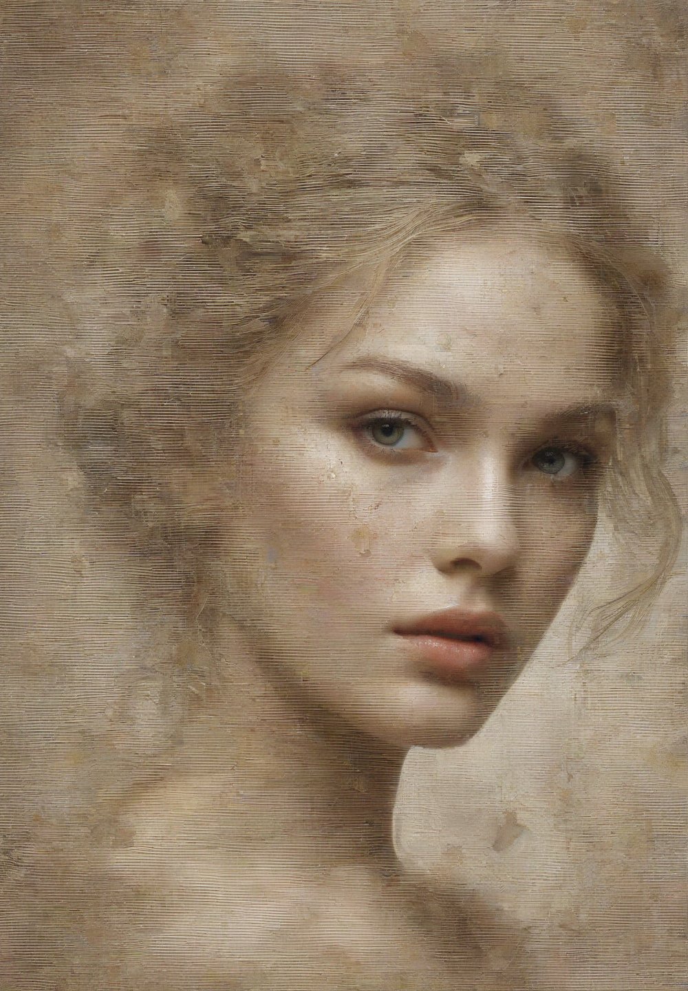 "Highly artistic and stylish portraits. There was a woman with white skin and a delicate face. Her eyes sparkled. And she...
