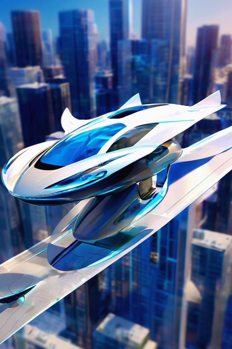 Design an innovative and sustainable flying car that addresses urban transportation challenges. Consider factors such as energy efficiency, safety features, noise reduction, and integration with existing infrastructure. Describe the vehicle's specifications, navigation system, and how it contributes to a seamless urban mobility experience."