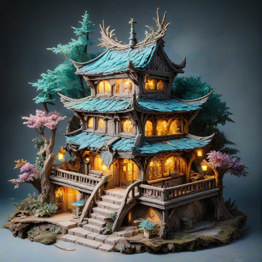 ripped torn construction paper assemblage sculpture,

fairytale style, design by Ralph Blakelock and Wendy Froud and Arthur Rackham, muted colors,
, trending on artstation, sharp focus, studio photo, intricate details, highly detailed, by greg rutkowski