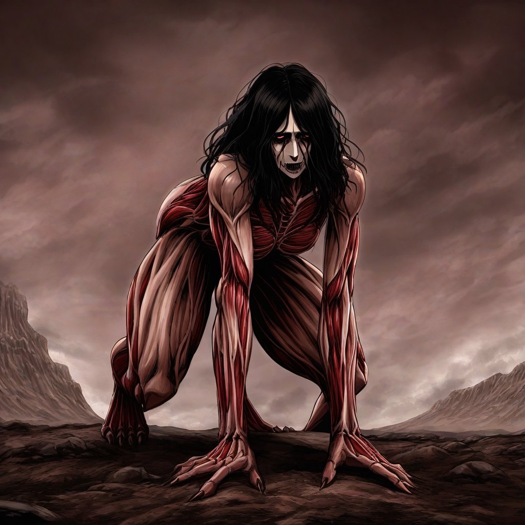 Pieck Finger female titan,  dramatic,  detailed by J on Tensor.Art