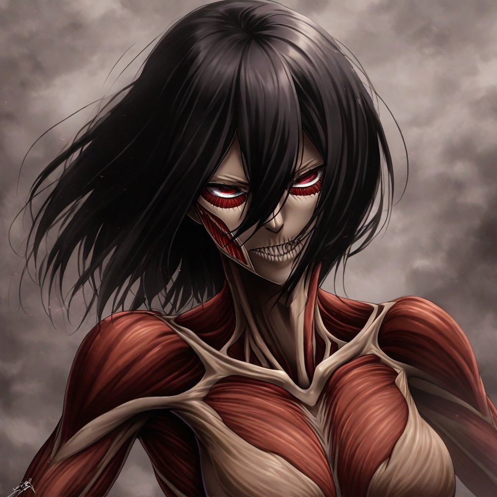 mikasa female titan by J on Tensor.Art